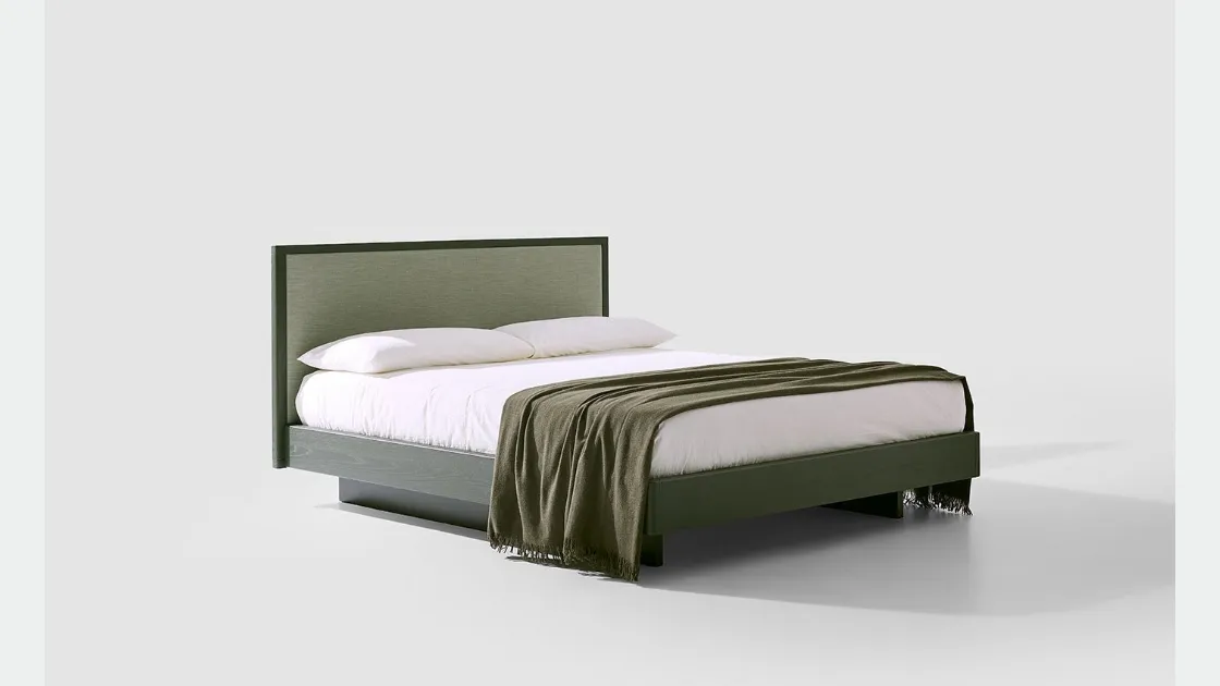 Letto Awase soft con testiera in tessuto di Bolzan Letti