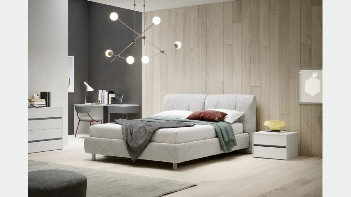 Letto Belleville con box contenitore di Novamobili