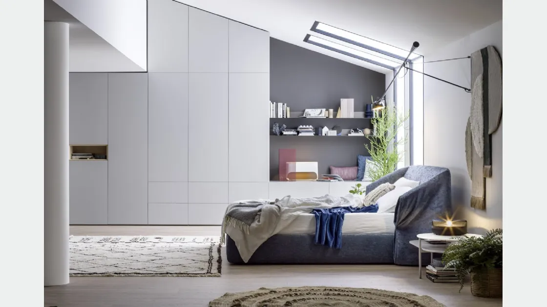 Letto Hide con box contenitore di Novamobili